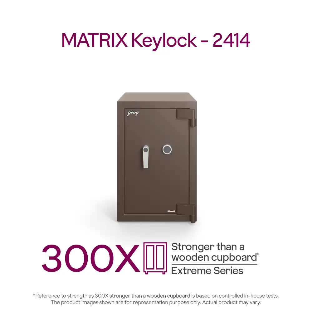 Godrej Matrix 2414 V7 (79L) KL Coffee Brown Home Locker 